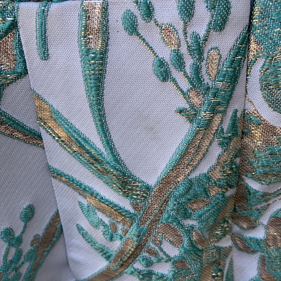 ASOS Luxe Jacquard Mini Dress Size 6 - Picture 16 of 16